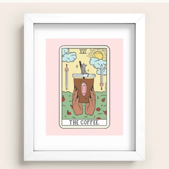 Society 6 tarot coffee wall art - Picture 1 of 4